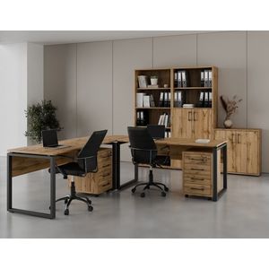 Kancelářská sestava NEJBY GIANNI PREMIUM 5, dub wotan obraz