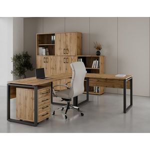 Kancelářská sestava NEJBY GIANNI PREMIUM 1, dub wotan obraz