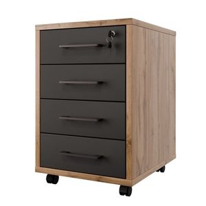 Uzamykatelný kontejner NEJBY GIANNI PREMIUM, dub wotan/antracit obraz