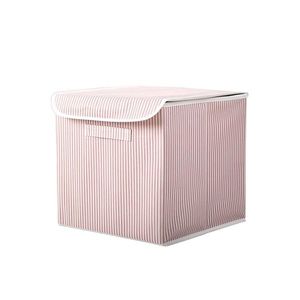 Úložný textilní box, růžový, 30 x 30 x 30 cm - II. jakost, POUZE OSOBNÍ ODBĚR obraz