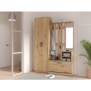 Předsíňová stěna DUNANUEJ 1, dub artisan, 5 let záruka obraz