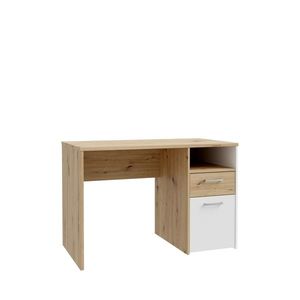 DRAMI psací stůl, dub artisan/bílá, 5 let záruka obraz