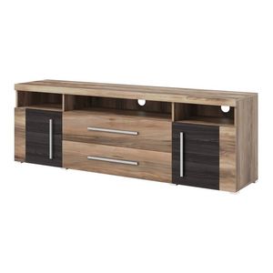 Televizní stolek TYLTA 2D2S, ořech satin/touchwood obraz