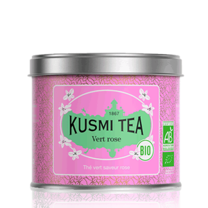 Kusmi Tea Sypaný zelený čaj Green Rose Bio, kovová dóza 100 g 21646A1070 obraz