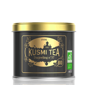 Kusmi Tea Sypaný černý čaj Darjeeling N°37 Bio, kovová dóza 100 g 21613A1070 obraz