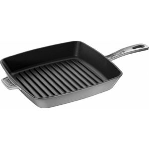 Staub Litinová americká grilovací pánev, šedá, 26 cm 12122618 obraz