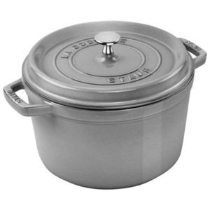 Staub Litinový vysoký hrnec s poklicí Cocotte, Ø 24 cm / 4, 8 l, grafitově šedý 12502418 obraz