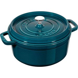 Staub Litinový hrnec s poklicí Cocotte, mořská modř, 24 cm / 3, 8 l 1102437 obraz