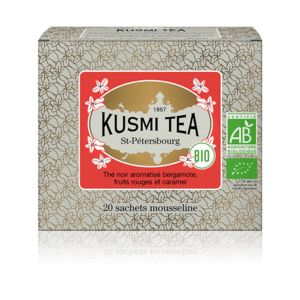 Kusmi Tea Porcovaný černý čaj St. Petersburg Bio, 20 sáčků 21718A1120 obraz