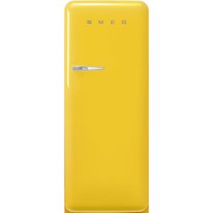 Smeg Chladnička s integrovaným mrazákem 50's Retro Styl, 244l/26l otvírání pravé, FAB28, žlutá FAB28RYW6 obraz