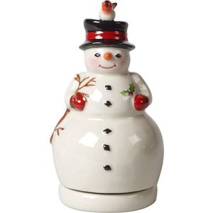 Villeroy & Boch Nostalgic Melody otáčející se sněhulák s hracím mechanismem, 15 cm 14-8640-6303 obraz