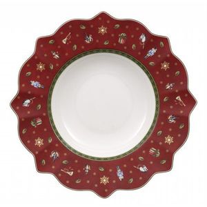 Villeroy & Boch Toy´s Delight hluboký talíř, červený, 26 cm 14-8585-2700 obraz