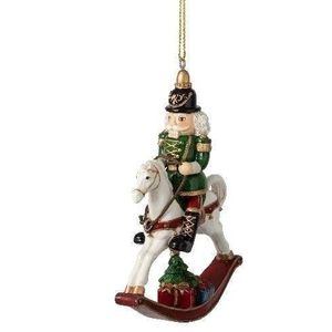 Villeroy & Boch Winter Collage Accessoires závěsný Louskáček na koni, 11, 5 cm 35-9391-0065 obraz