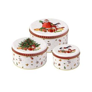 Villeroy & Boch Dózy na cukroví Winter Collage Accessoires, 3 ks 35-9391-0089 obraz