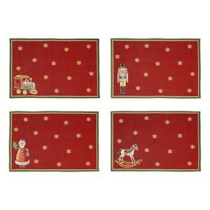Villeroy & Boch Sada vánočních gobelínových prostírání Toy’s Delight, 4 ks 14-8585-6119 obraz