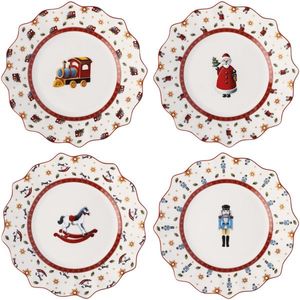 Villeroy & Boch Sada vánočních talířků Toy’s Delight, Výroční edice, 4 ks 14-8585-8815 obraz