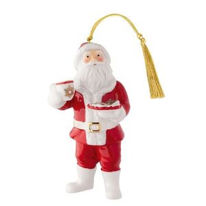 Villeroy & Boch Závěsná porcelánová ozdoba Christmas Classics 2025, Santa, 11 cm 14-8675-4350 obraz