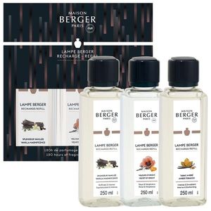Maison Berger Paris Náplně do katalytických lamp: Velkolepá vanilka, Samet z orientu, Jantarový tabák, 3x250 ml 24023 obraz