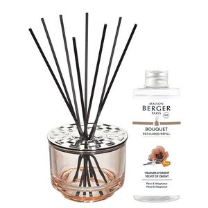 Maison Berger Paris Aroma difuzér Variation, šedý + Samet z Orientu, 200 ml 7713 obraz