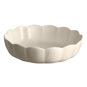 Emile Henry Hluboká koláčová forma Madeleine, Ø 27 cm, slonová kost 026253 obraz