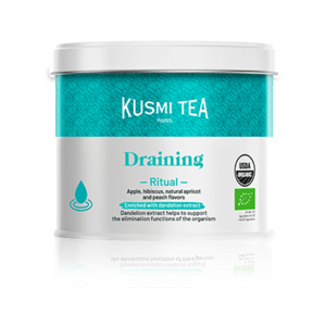 Kusmi Tea Sypaný ovocný čaj na odvodnění organismu Ritual Draining, kovová dóza 100 g 21315A1070 obraz