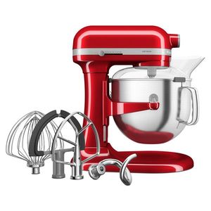 KitchenAid Kuchyňský robot Artisan 5KSM70SHX, se zvedací mísou 6, 6 l, červená metalíza 5KSM70SHXECA obraz