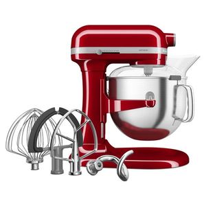 KitchenAid Kuchyňský robot Artisan 5KSM70SHX, se zvedací mísou 6, 6 l, královská červená 5KSM70SHXEER obraz