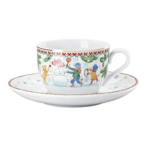 Rosenthal Vánoční cappuccino šálek a podšálek, Vánoční radovánky, 220 ml/16 cm 02476-727496-14765 obraz