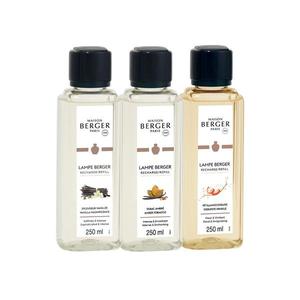 Maison Berger Paris Náplně do katalytických lamp: Jantarový tabák, Velkolepá vanilka, Intenzivní třpyt, 3x250 ml 24030 obraz