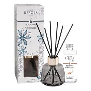 Maison Berger Paris Aroma difuzér Rosalie, šedý + náplň Intenzivní třpyt 90 ml 7865 obraz