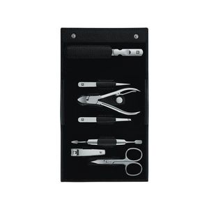 Zwilling Beauty Classic Inox manikúra, černá kůže, 7 ks 97682-004 obraz