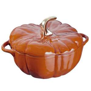 Staub Litinový hrnec ve tvaru dýně s poklicí, skořicový, 3, 45 l / 24 cm 1024000 obraz