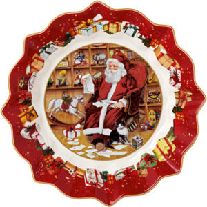 Villeroy & Boch Toy's Fantasy mísa, Santa čte dopisy, Ø 25 cm 14-8332-3635 obraz