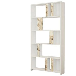 Knihovna Lime White Marbel and White obraz