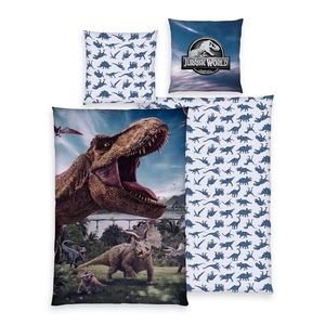 Herding Bavlněné povlečení Jurassic World, 135 x 200 cm, 80 x 80 cm obraz