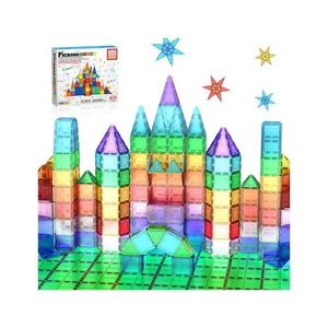 PicassoTiles magnetická stavebnice 101ks, základní stavební bloky obraz