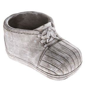 Pietní dekorace Betonový květináč Bota, 20 x 10, 5 x 11 cm obraz