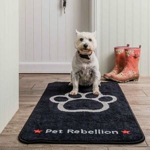 PET REBELLION Běhoun XL Black, 57 x 110 cm obraz