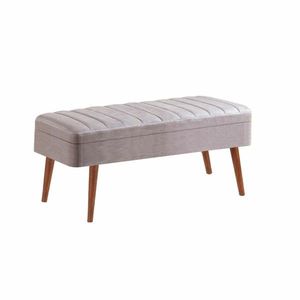 Lavice Vina 2 Grey and Walnut obraz