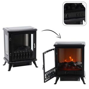 Elektrický krb - imitace plamene - 41, 5 x 28 x 50, 8 CM - 900/1800W obraz