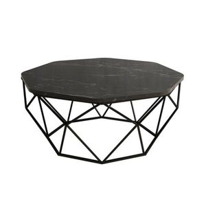 Konferenční stolek Diamond Black Marble obraz