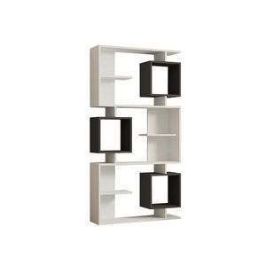 Knihovna Icardi Anthracite and White obraz