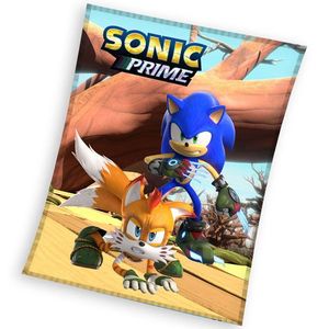 Carbotex Dětská deka Ježek Sonic a Tails, 130 x 170 cm obraz