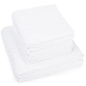 Profod Sada ručníků a osušek Classic bílá, 4 ks 50 x 100 cm, 2 ks 70 x 140 cm, 4 ks 50 x 100 cm, 2 ks 70 x 140 cm obraz