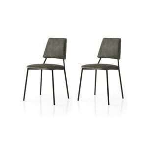 Sada jídelních židlí Lima Anthracite and Black, 2 ks obraz