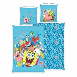 Herding Bavlněné povlečení Spongebob, 135 x 200 cm, 80 x 80 cm obraz