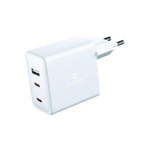 SWISSTEN Adaptér GaN 70W pro iPhone 2xUSB-C + 1xUSB obraz
