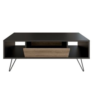 Konferenční stolek Mistico Black and Walnut obraz