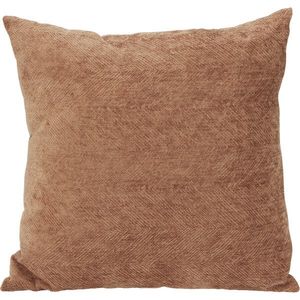 Polštářek Chenille Warm Brown, 45 x 45 cm obraz