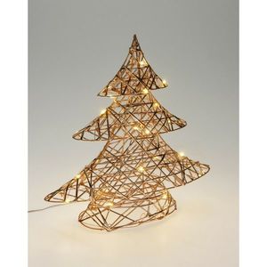 Vánoční svítící stromek Champagne, 30 x 30 cm, 20 micro LED, na baterie obraz